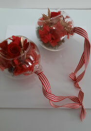 Christmas Preserved Flower Bauble Workshop