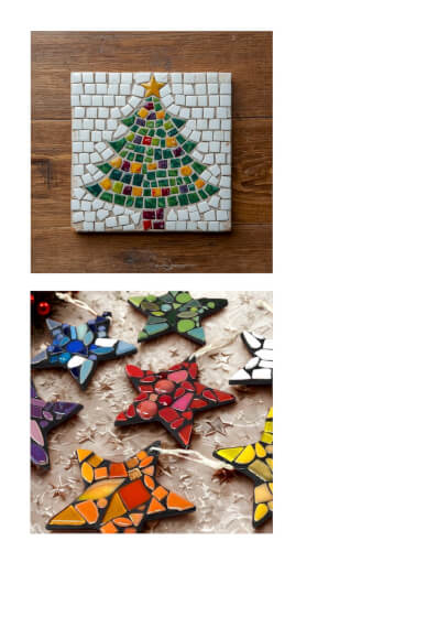 Christmas Special Mosaic Ornament Workshop