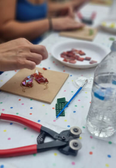 Christmas Special Mosaic Ornament Workshop