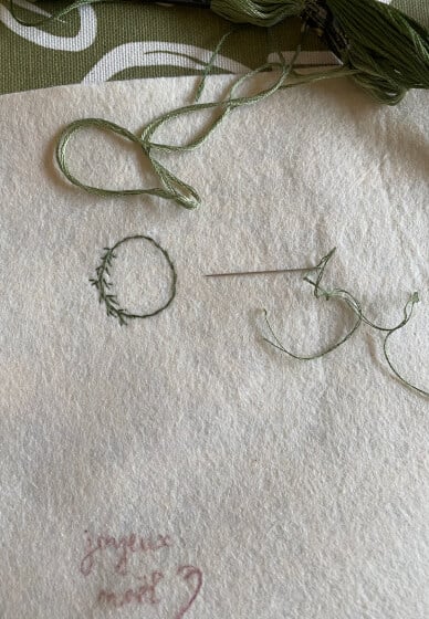 Christmas Stitch and Sip Workshop: Embroidery for Beginners