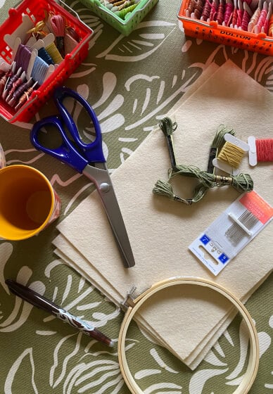 Christmas Stitch and Sip Workshop: Embroidery for Beginners