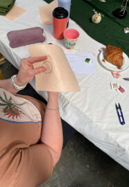 Christmas Stitch and Sip Workshop: Embroidery for Beginners