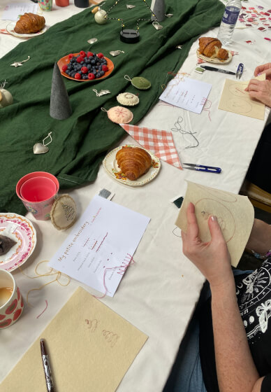Christmas Stitch and Sip Workshop: Embroidery for Beginners