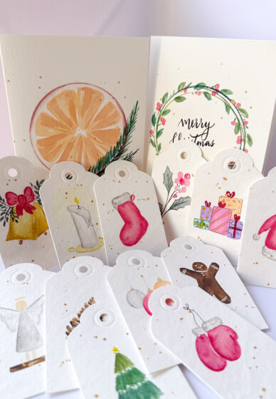 Christmas Theme Watercolour Workshop