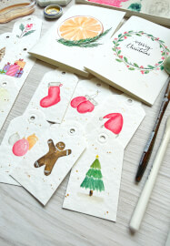 Christmas Theme Watercolour Workshop