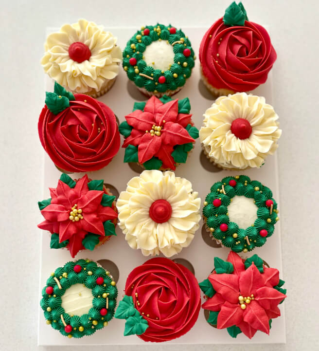 Christmas Themed Cupcake Decorating Workshop