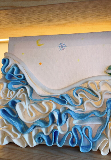 Christmas-themed Textured Art Workshop