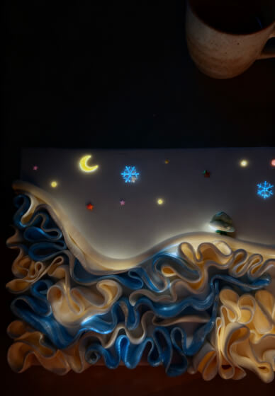 Christmas-themed Textured Art Workshop