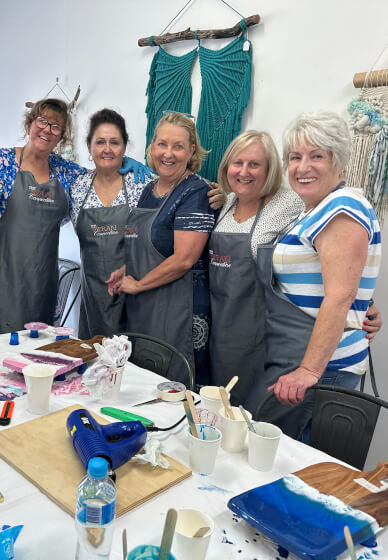 Christmas Tree Resin Workshop