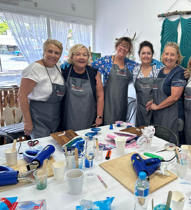 Christmas Tree Resin Workshop