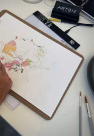 Christmas Wreath Drawing Workshop