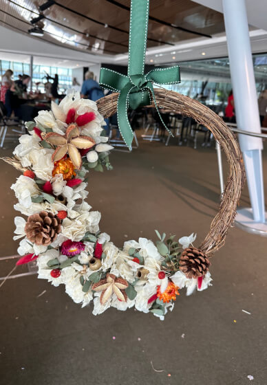 Christmas Wreath Making Workshop with Dried Flowers
