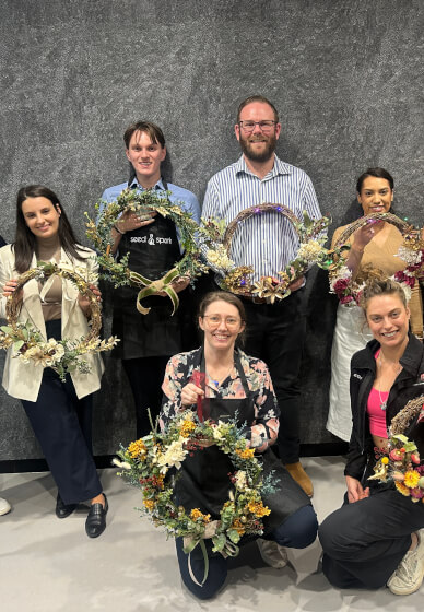 Christmas Wreath Making Workshop with Dried Flowers