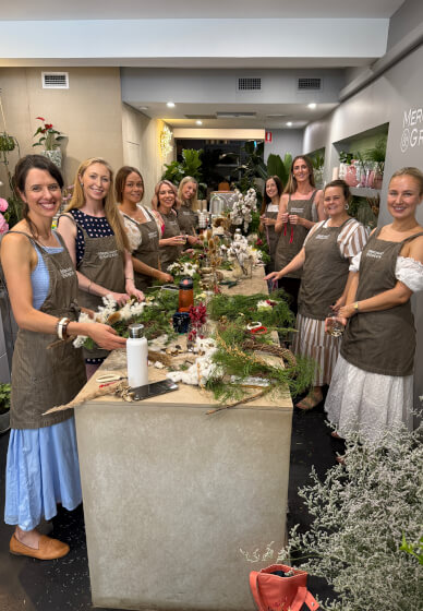 Christmas Wreath Workshop for Teams