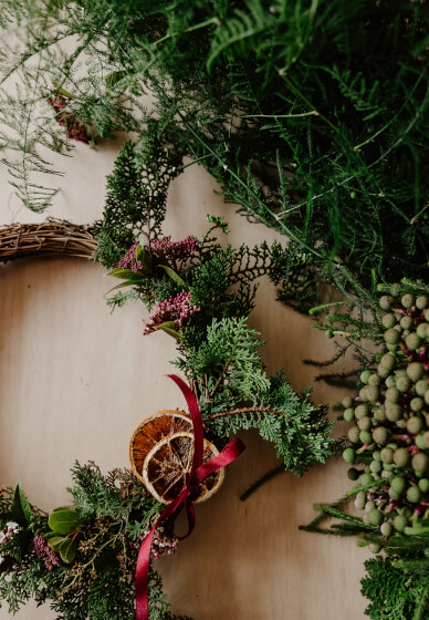 Christmas Wreath Workshop Perth | Handmade Festive Wreath Class