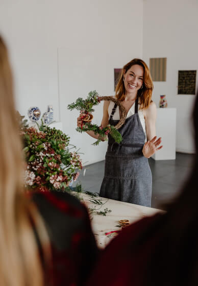 Christmas Wreath Workshop Perth | Handmade Festive Wreath Class