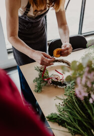 Christmas Wreath Workshop Perth | Handmade Festive Wreath Class