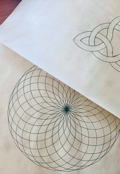 Circle Geometry Art Class