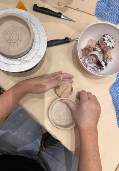 Clay and Cocktails Class: Hand Building