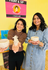 Clay and Sip Class for Private Functions: Brisbane