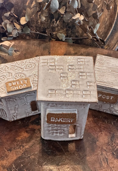 Clay and Sip Class: Make a Mini Village Trio