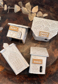 Clay and Sip Class: Make a Mini Village Trio