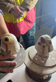 Clay and Sip Mushroom Making Class