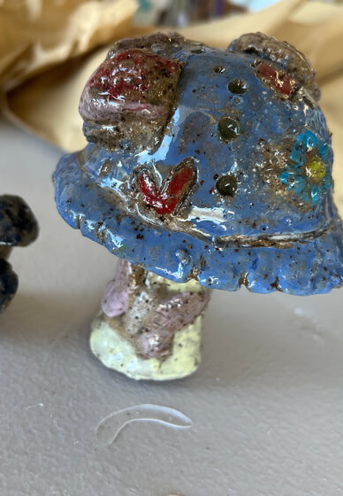 Clay and Sip Mushroom Making Class