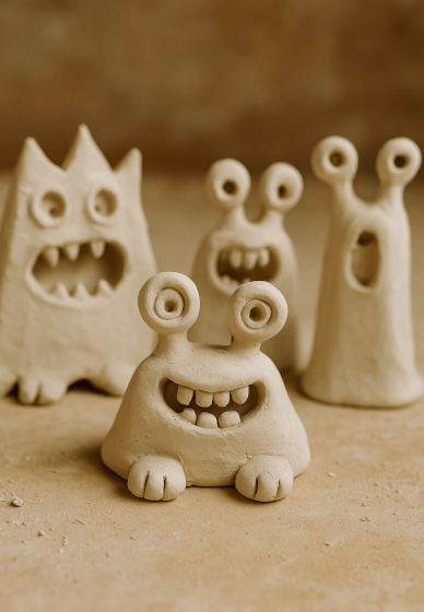 Clay Monsters Halloween Pottery Workshop (BYO)