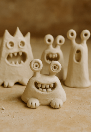 Clay Monsters Halloween Pottery Workshop (BYO)