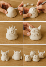Clay Monsters Halloween Pottery Workshop (BYO)