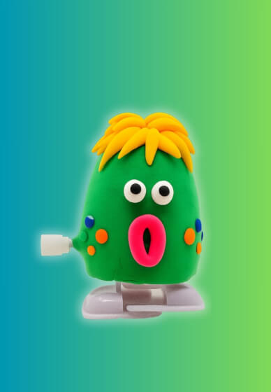 Clay Sculpture Workshop - Make Your Windup Toy Monster - 2 Toys