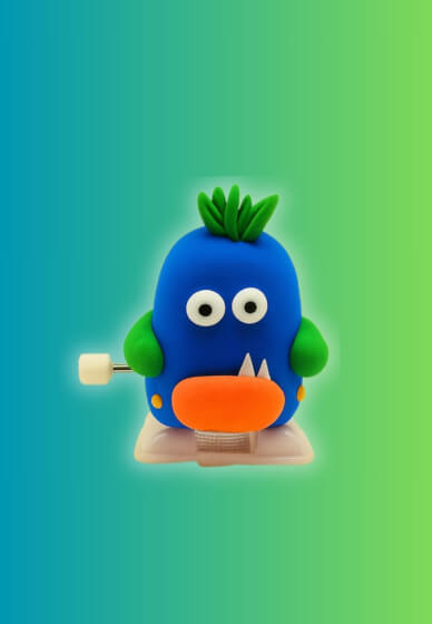 Clay Sculpture Workshop - Make Your Windup Toy Monster - 2 Toys