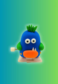 Clay Sculpture Workshop - Make Your Windup Toy Monster - 2 Toys