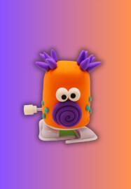 Clay Sculpture Workshop - Make Your Windup Toy Monster - 2 Toys