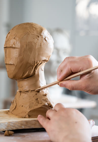 Clay Sculpture Workshop: Making a Human Head