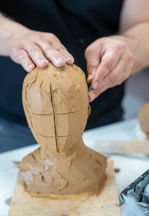 Clay Sculpture Workshop: Making a Human Head