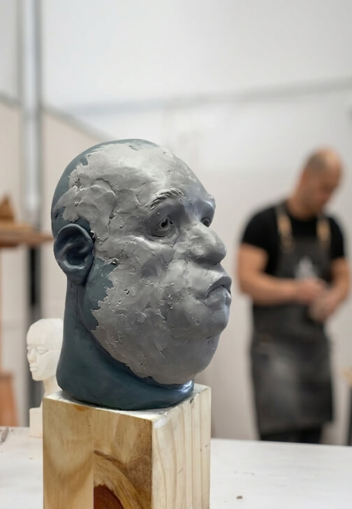 Clay Sculpture Workshop: Making a Human Head