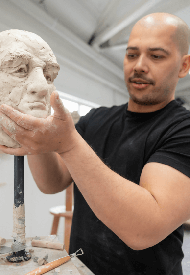 Clay Sculpture Workshop: Making a Human Head