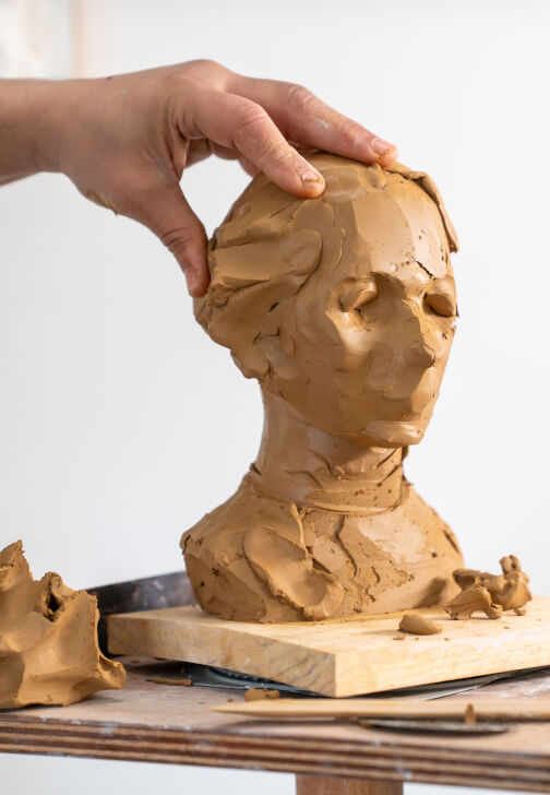 Clay Sculpture Workshop: Making a Human Head