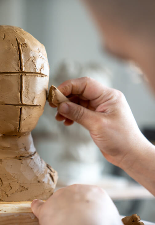 Clay Sculpture Workshop: Making a Human Head