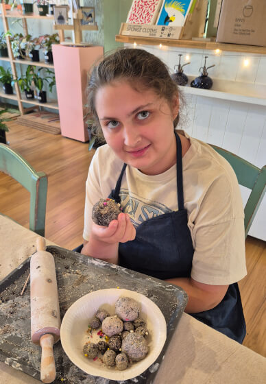 Clay Seed Ball Class for Kids