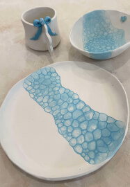 Clay Sip and Paint Your Own 3 Piece Dinner Set Workshop