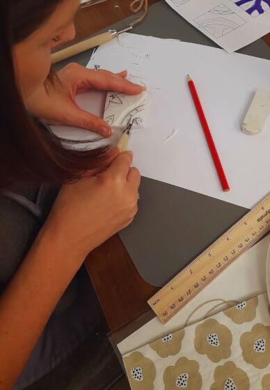 Cloth and Colour Block Printing Workshop