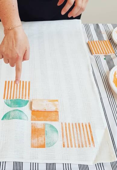 Cloth and Colour Block Printing Workshop