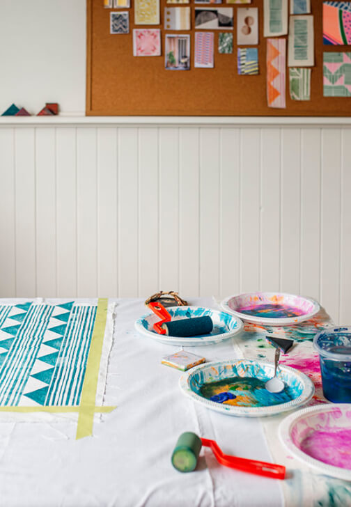 Cloth and Colour Block Printing Workshop