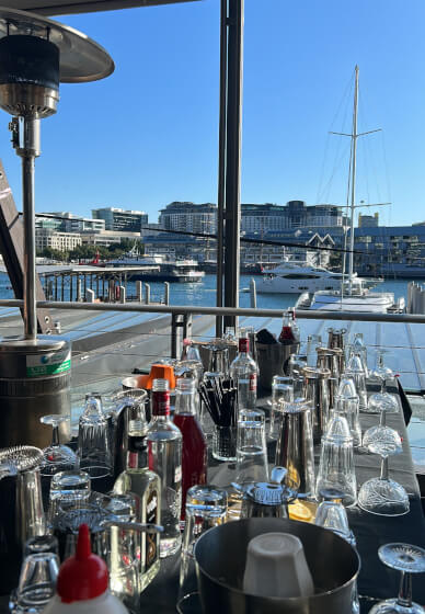Cocktail Making at MDC, King Street Wharf