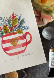 Coffee and Create Watercolour Workshop