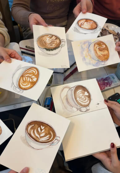 Coffee and Create Watercolour Workshop