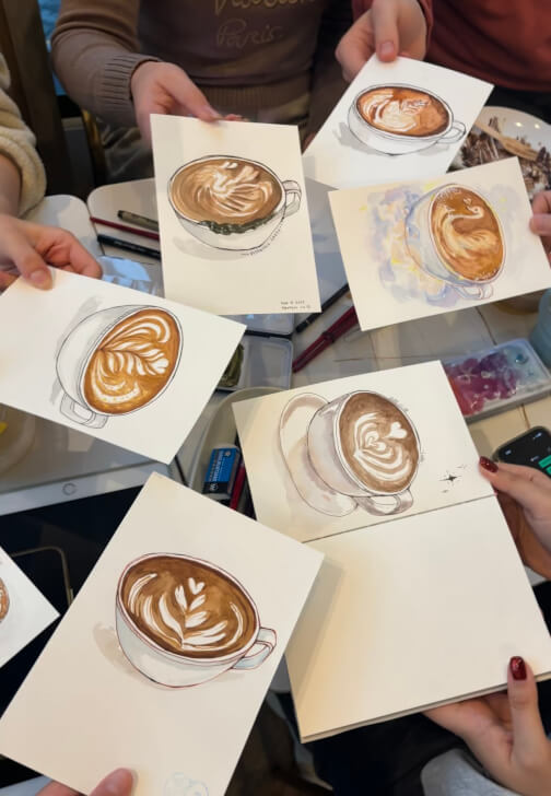 Coffee and Create Watercolour Workshop